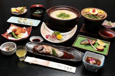 会席料理　冬・ノドグロバージョンです！