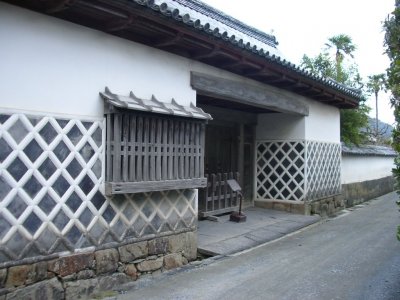 口羽家の門の写真です。