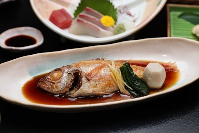 ノドグロの煮つけの写真です。