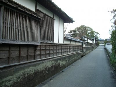 萩城下町風景の写真です。