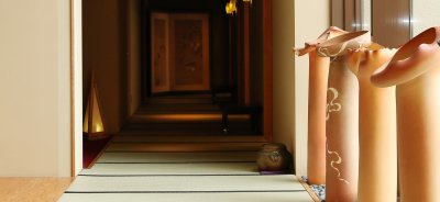 金子信彦さんのオブジェ展示写真です。